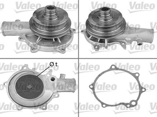 Water Pump, engine cooling (506188)