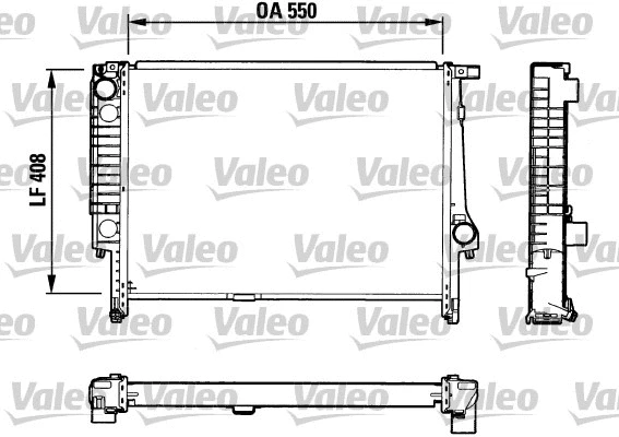 Radiator, engine cooling (732594)
