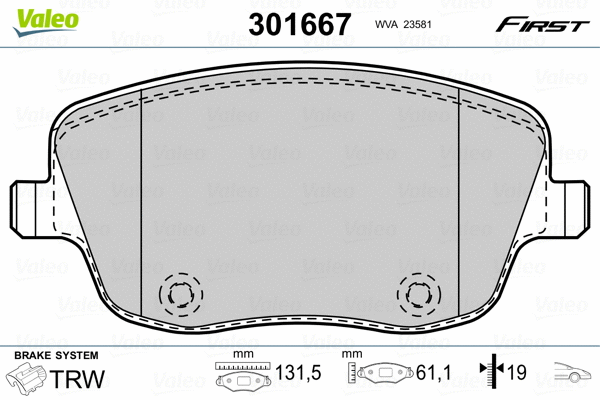 Brake Pad Set, disc brake