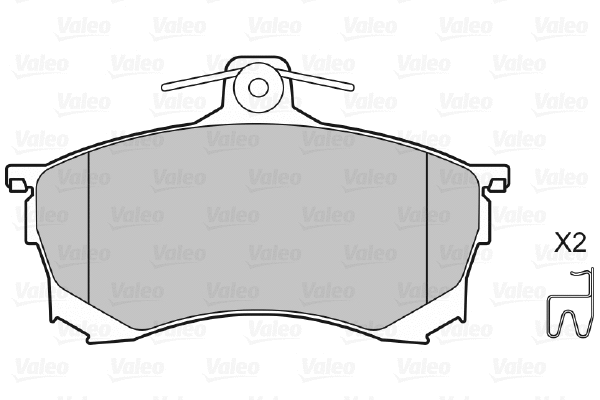 Brake Pad Set, disc brake (598320)
