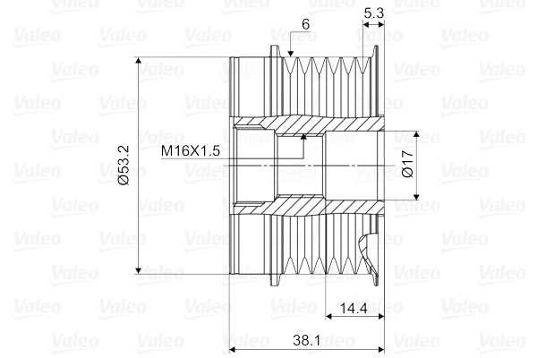 Alternator Freewheel Clutch