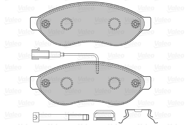 Brake Pad Set, disc brake (598891)