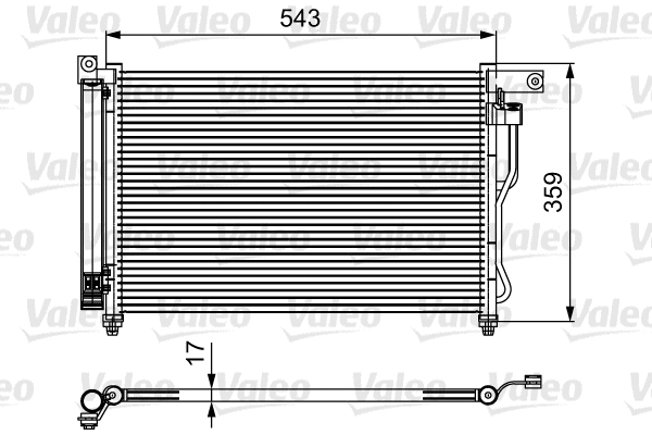 Condenser, air conditioning (814115)