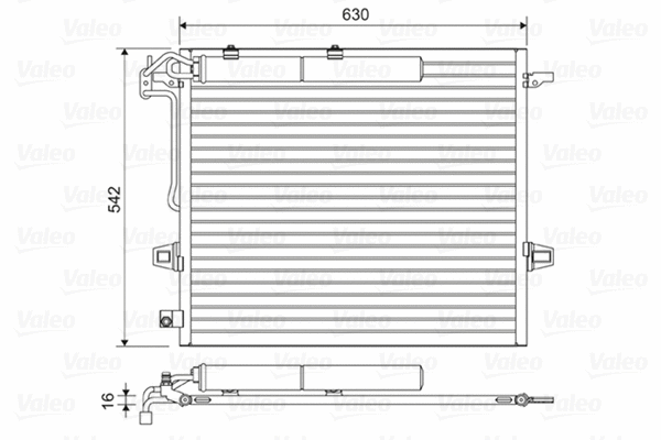 Condenser, air conditioning (814025)