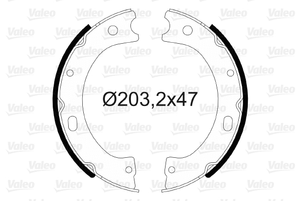 Brake Shoe Set, parking brake (564058)