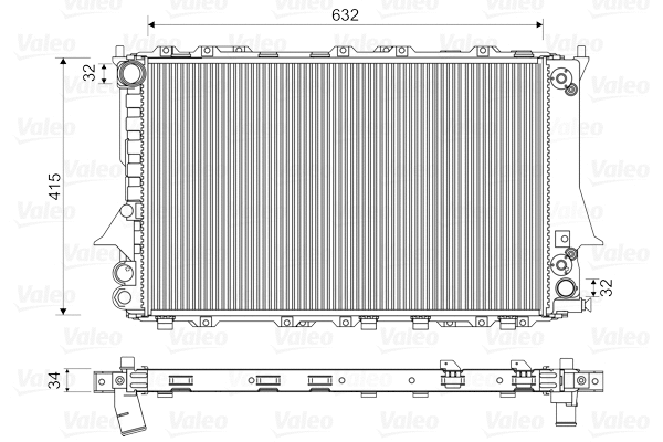Radiator, engine cooling (731549)