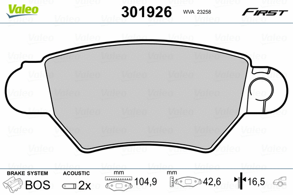 Brake Pad Set, disc brake