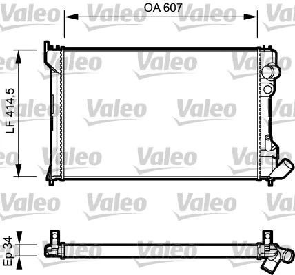 Radiator, engine cooling (730982)
