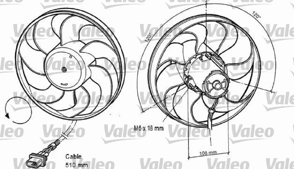 Fan, engine cooling (696042)