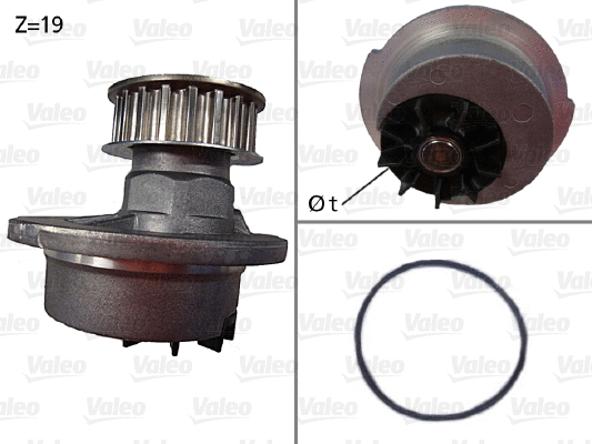 Water Pump, engine cooling (506030)