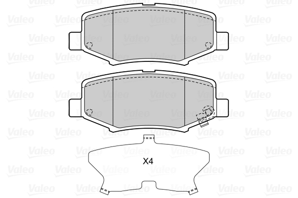 Brake Pad Set, disc brake (601541)