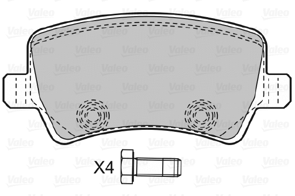 Brake Pad Set, disc brake (598928)