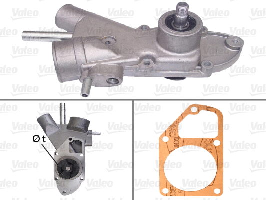 Water Pump, engine cooling (506230)