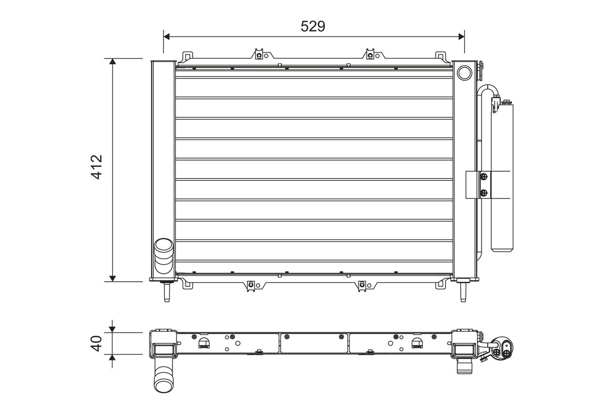 Condenser, air conditioning (822714)