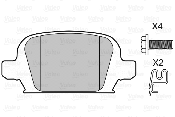 Brake Pad Set, disc brake (598457)