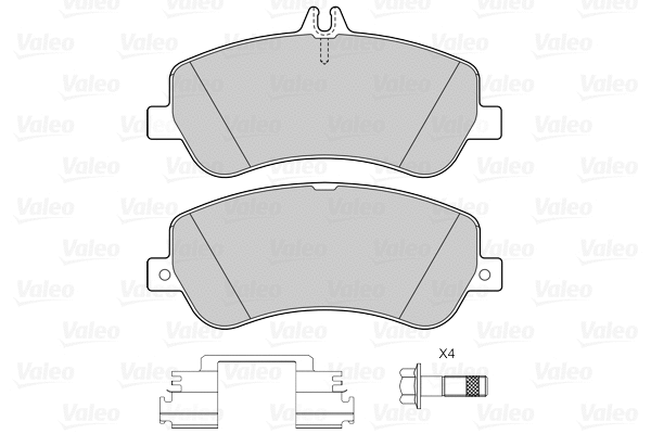 Brake Pad Set, disc brake (601389)