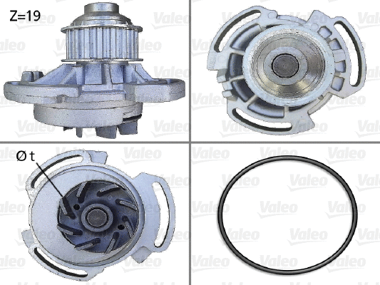 Water Pump, engine cooling (506240)