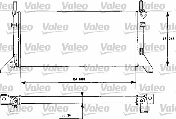 Radiator, engine cooling (730120)