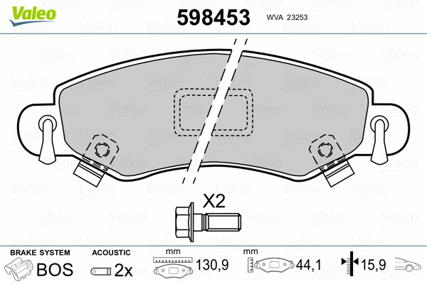 Brake Pad Set, disc brake