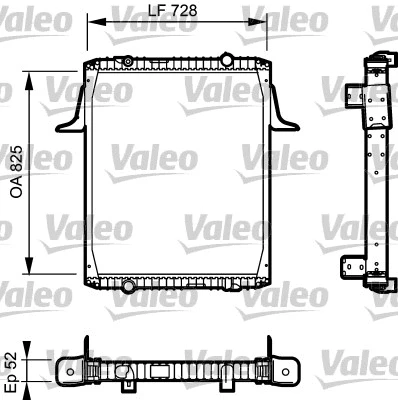 Radiator, engine cooling (732329)