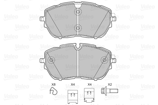 Brake Pad Set, disc brake (601472)
