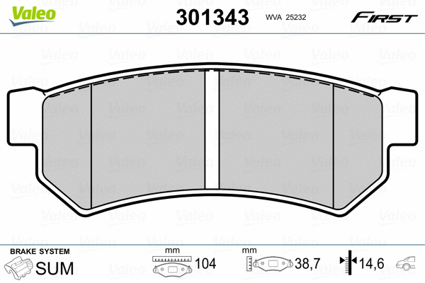 Brake Pad Set, disc brake