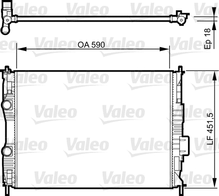 Radiator, engine cooling (735281)