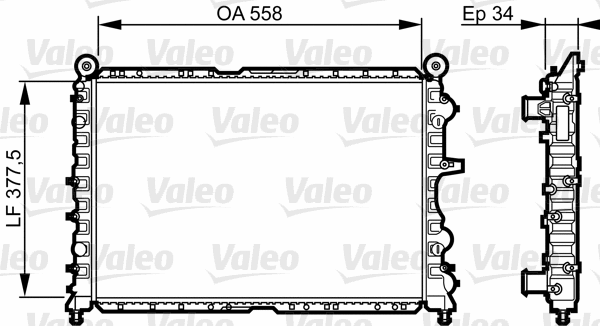 Radiator, engine cooling (731592)