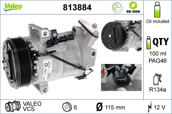 Compressor, air conditioning (813884)
