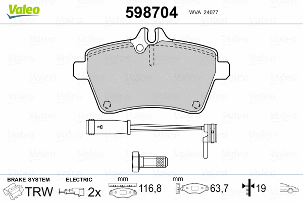 Brake Pad Set, disc brake