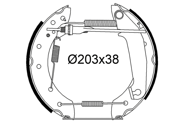 Brake Shoe Set (554956)