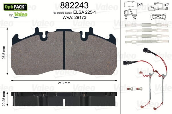 Brake Pad Set, disc brake