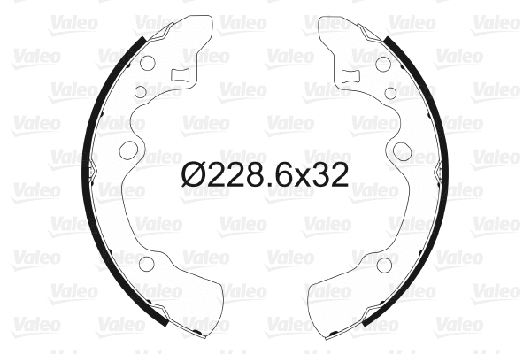 Brake Shoe Set (562545)