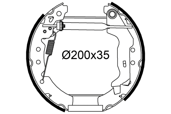 Brake Shoe Set (554959)