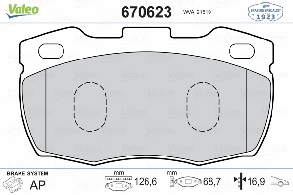 Brake Pad Set, disc brake