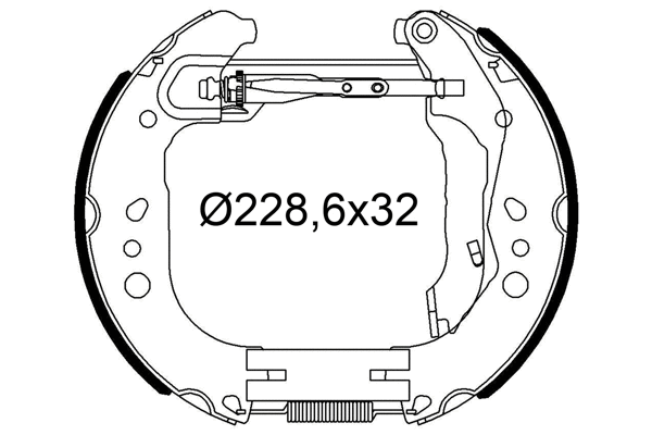 Brake Shoe Set (554948)