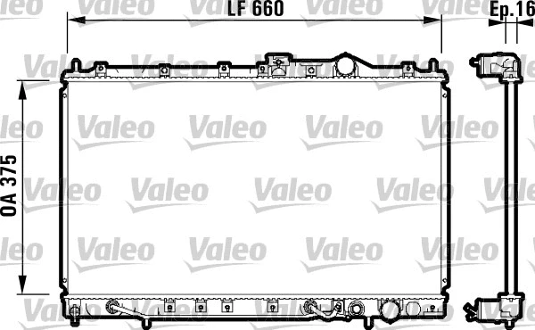 Radiator, engine cooling (731648)
