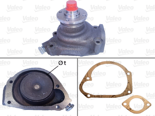 Water Pump, engine cooling (506360)
