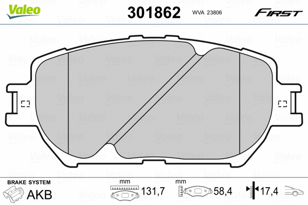 Brake Pad Set, disc brake