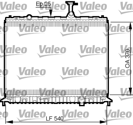Radiator, engine cooling (735508)