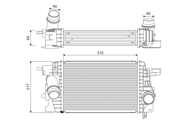 Charge Air Cooler (822912)