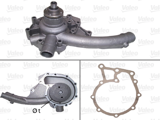 Water Pump, engine cooling (506095)