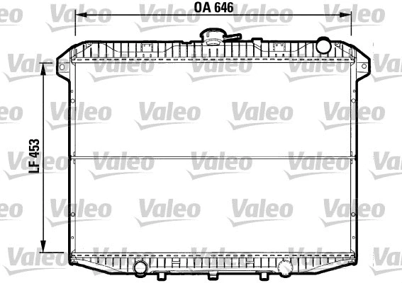 Radiator, engine cooling (732592)