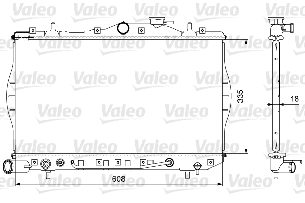 Radiator, engine cooling (734956)