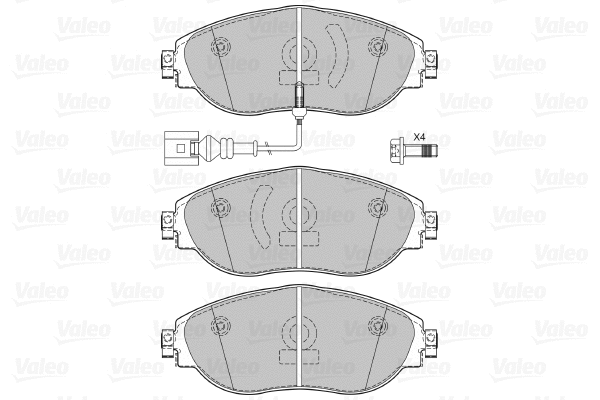 Brake Pad Set, disc brake (601286)
