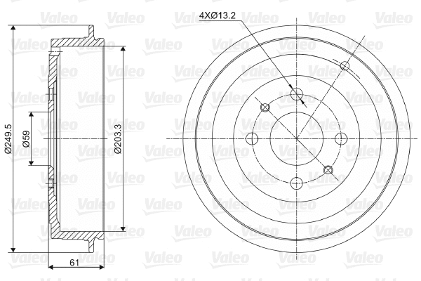 Brake Drum (237021)