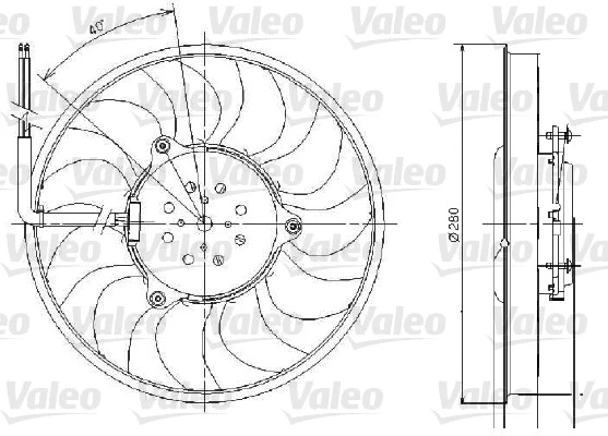Fan, engine cooling (696018)