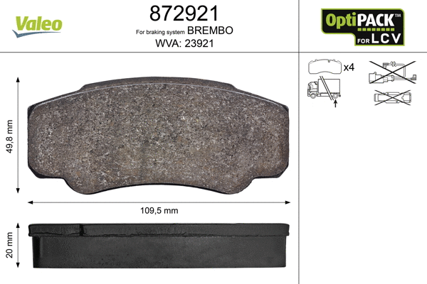 Brake Pad Set, disc brake
