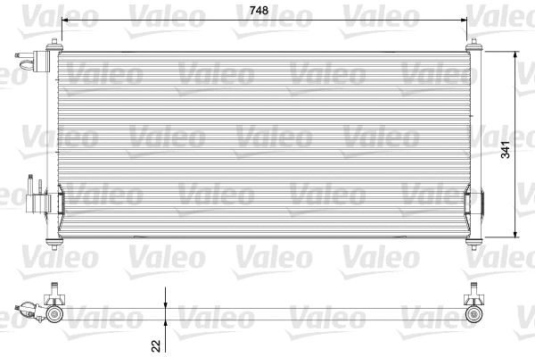 Condenser, air conditioning (814383)