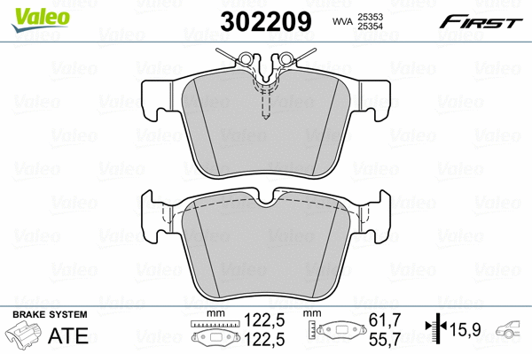 Brake Pad Set, disc brake